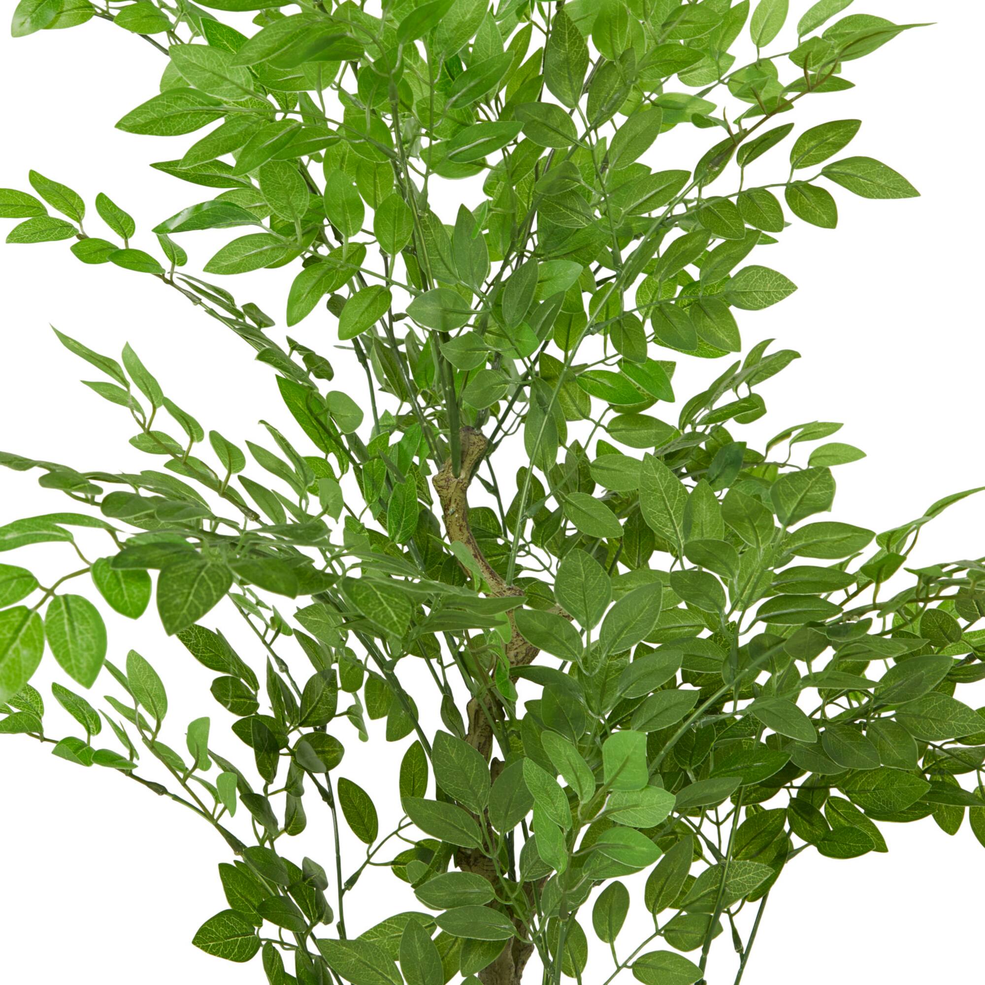 61" Green Vinyl Contemporary Potted Artificial Tree